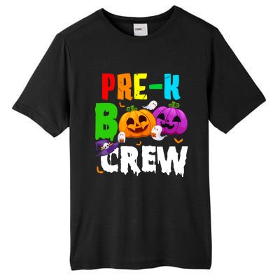 Pre K Boo Crew Funny Halloween Costume Teachers Tall Fusion ChromaSoft Performance T-Shirt