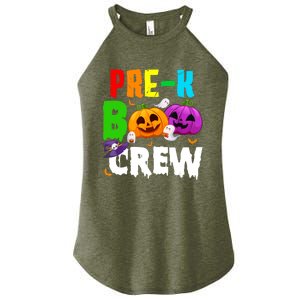 Pre K Boo Crew Funny Halloween Costume Teachers Women's Perfect Tri Rocker Tank