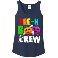 Pre K Boo Crew Funny Halloween Costume Teachers Ladies Essential Tank