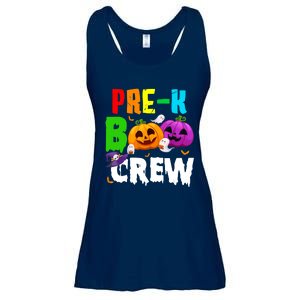 Pre K Boo Crew Funny Halloween Costume Teachers Ladies Essential Flowy Tank