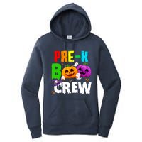 Pre K Boo Crew Funny Halloween Costume Teachers Women's Pullover Hoodie