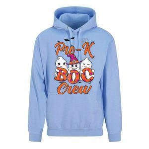 Pre K Boo Crew Cute Ghost Funny Halloween Teacher Student Unisex Surf Hoodie