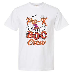 Pre K Boo Crew Cute Ghost Funny Halloween Teacher Student Garment-Dyed Heavyweight T-Shirt