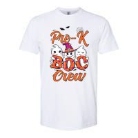 Pre K Boo Crew Cute Ghost Funny Halloween Teacher Student Softstyle CVC T-Shirt