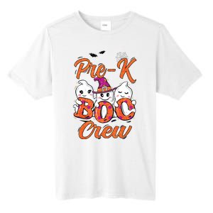 Pre K Boo Crew Cute Ghost Funny Halloween Teacher Student Tall Fusion ChromaSoft Performance T-Shirt