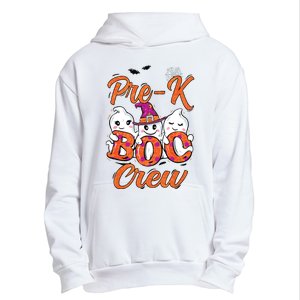 Pre K Boo Crew Cute Ghost Funny Halloween Teacher Student Urban Pullover Hoodie