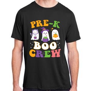 Pre K Boo Crew Cute Ghost Halloween Teacher Student Kids Adult ChromaSoft Performance T-Shirt