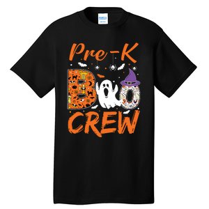 Pre K Boo Crew Teacher Student Halloween Pre Kindergarten Tall T-Shirt