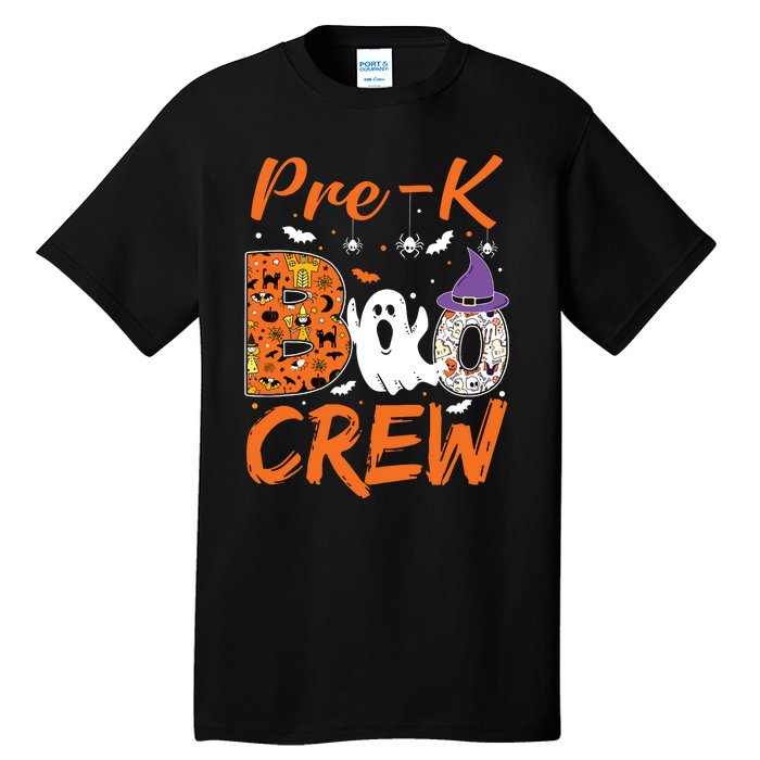 Pre K Boo Crew Teacher Student Halloween Pre Kindergarten Tall T-Shirt