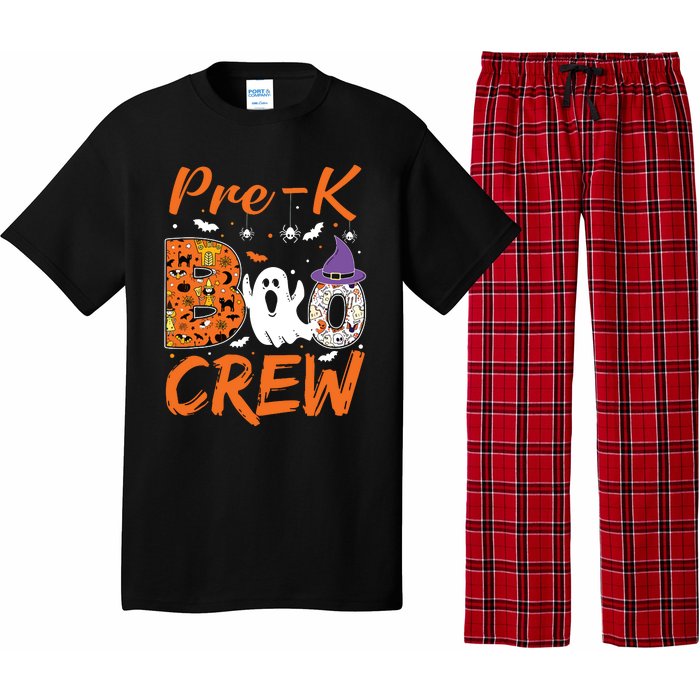 Pre K Boo Crew Teacher Student Halloween Pre Kindergarten Pajama Set