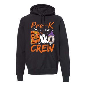 Pre K Boo Crew Teacher Student Halloween Pre Kindergarten Premium Hoodie