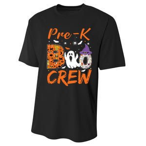 Pre K Boo Crew Teacher Student Halloween Pre Kindergarten Performance Sprint T-Shirt