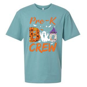 Pre K Boo Crew Teacher Student Halloween Pre Kindergarten Sueded Cloud Jersey T-Shirt