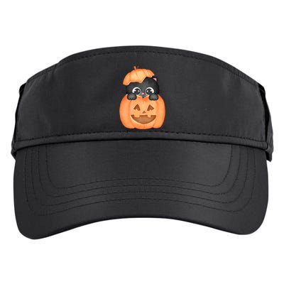 Pumpkin Kitty Cute Halloween Adult Drive Performance Visor