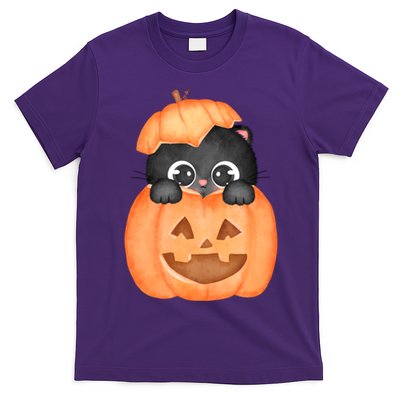 Pumpkin Kitty Cute Halloween T-Shirt