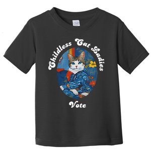 President Kamala Childless Cat Ladies Vote Kamala Harris Toddler T-Shirt