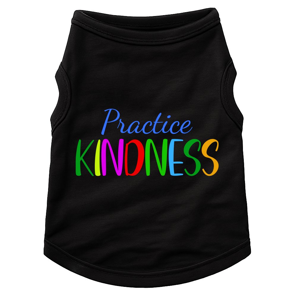 Practice Kindness Colorful Doggie Tank