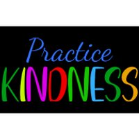 Practice Kindness Colorful Bumper Sticker