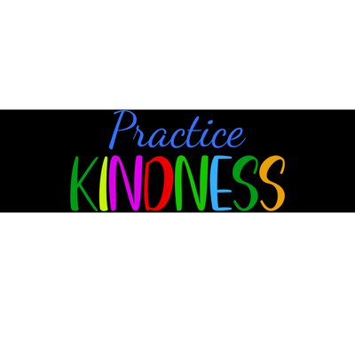 Practice Kindness Colorful Bumper Sticker