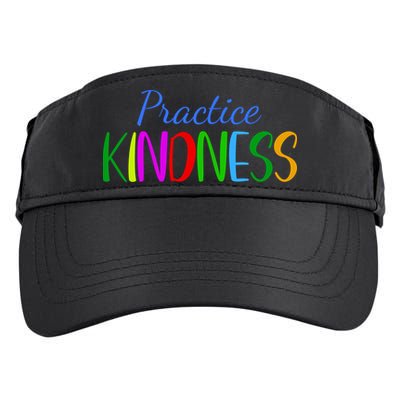 Practice Kindness Colorful Adult Drive Performance Visor