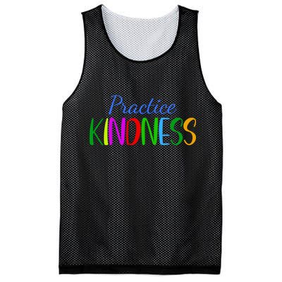 Practice Kindness Colorful Mesh Reversible Basketball Jersey Tank