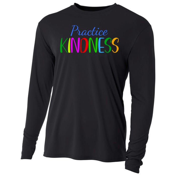 Practice Kindness Colorful Cooling Performance Long Sleeve Crew