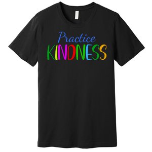 Practice Kindness Colorful Premium T-Shirt