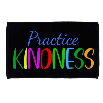 Practice Kindness Colorful Microfiber Hand Towel