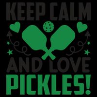Pickleball Keep Calm And Love Pickles Sport Player Gift City Backpack