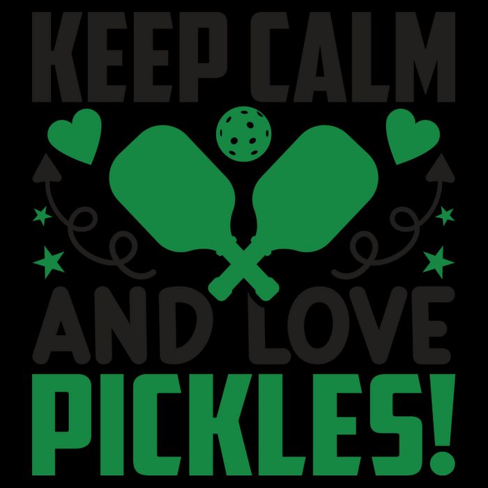 Pickleball Keep Calm And Love Pickles Sport Player Gift City Backpack
