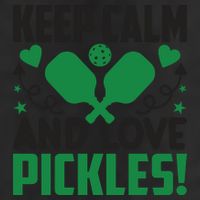 Pickleball Keep Calm And Love Pickles Sport Player Gift Adult Drive Performance Visor