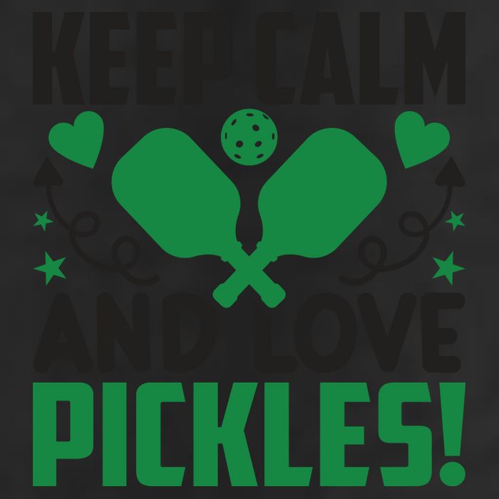 Pickleball Keep Calm And Love Pickles Sport Player Gift Adult Drive Performance Visor