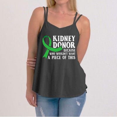 Proud Kidney Donor Organ Transplant Women's Strappy Tank