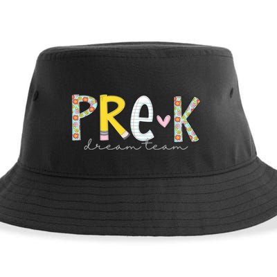 Pre K Dream Team First Day Of School Sustainable Bucket Hat