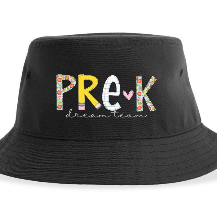 Pre K Dream Team First Day Of School Sustainable Bucket Hat