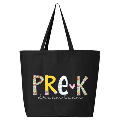 Pre K Dream Team First Day Of School 25L Jumbo Tote