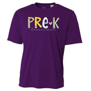 Pre K Dream Team First Day Of School Cooling Performance Crew T-Shirt