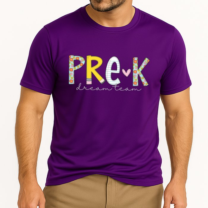 Pre K Dream Team First Day Of School Performance Shirt