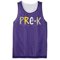 Pre K Dream Team First Day Of School Mesh Reversible Basketball Jersey Tank