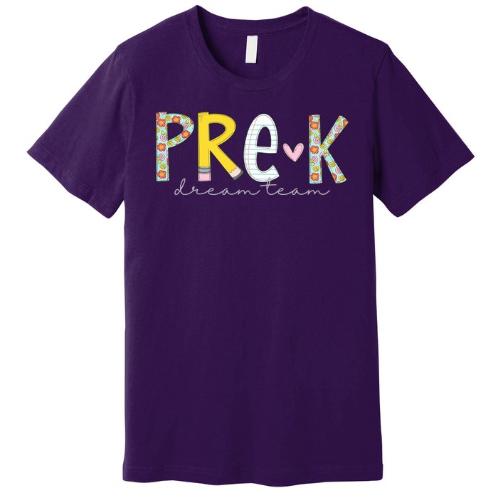 Pre K Dream Team First Day Of School Premium T-Shirt