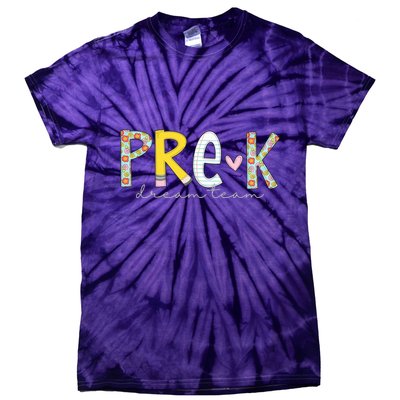 Pre K Dream Team First Day Of School Tie-Dye T-Shirt