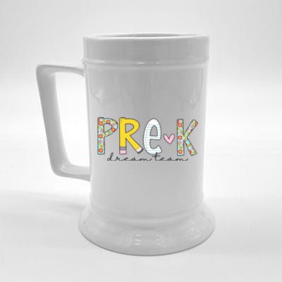 Pre K Dream Team First Day Of School Beer Stein