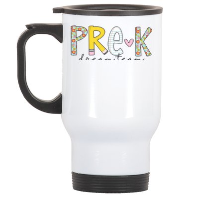 Pre K Dream Team First Day Of School Stainless Steel Travel Mug