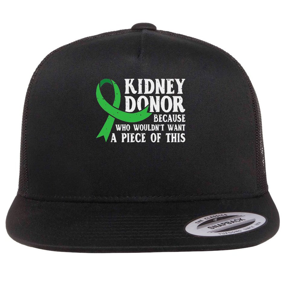 Proud Kidney Donor Organ Transplant Flat Bill Trucker Hat