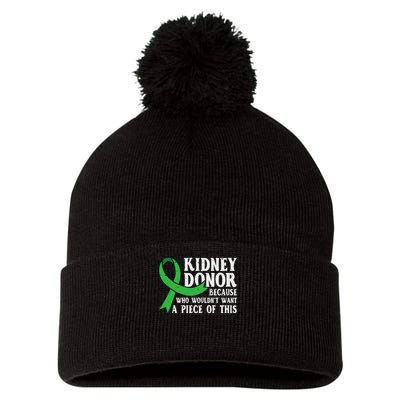 Proud Kidney Donor Organ Transplant Pom Pom 12in Knit Beanie