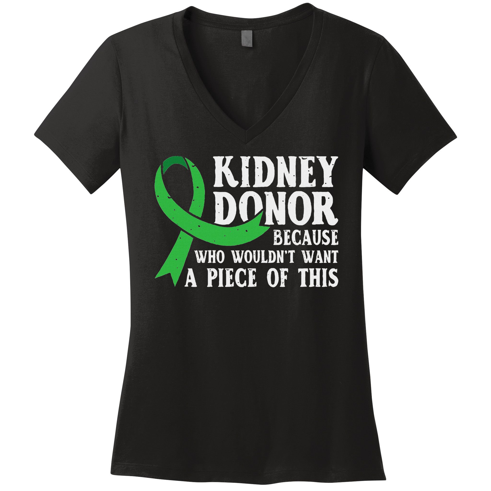 Proud Kidney Donor Organ Transplant Women's V-Neck T-Shirt
