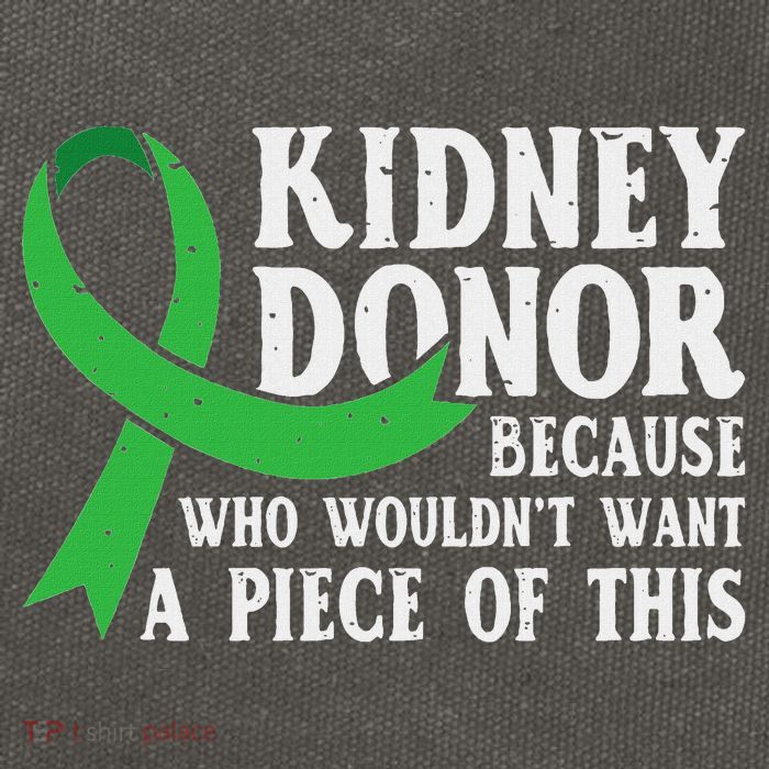 Proud Kidney Donor Organ Transplant Cotton Canvas Backpack