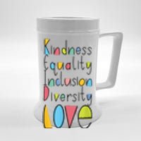 Pretty Kindness Equality Inclusion Diversity LOVE Beer Stein