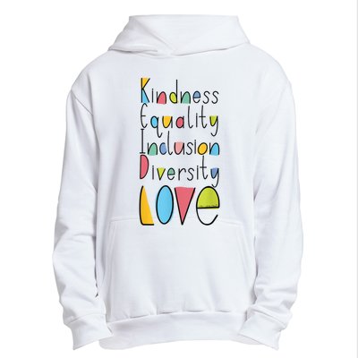 Pretty Kindness Equality Inclusion Diversity LOVE Urban Pullover Hoodie