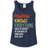 Pawpaw Knows Everything Father's Day Pawpaw Ladies Essential Tank